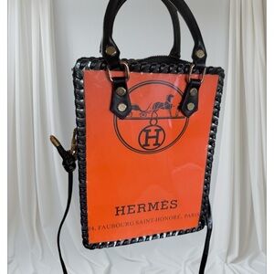 Hermes Paper Bag Crossbody